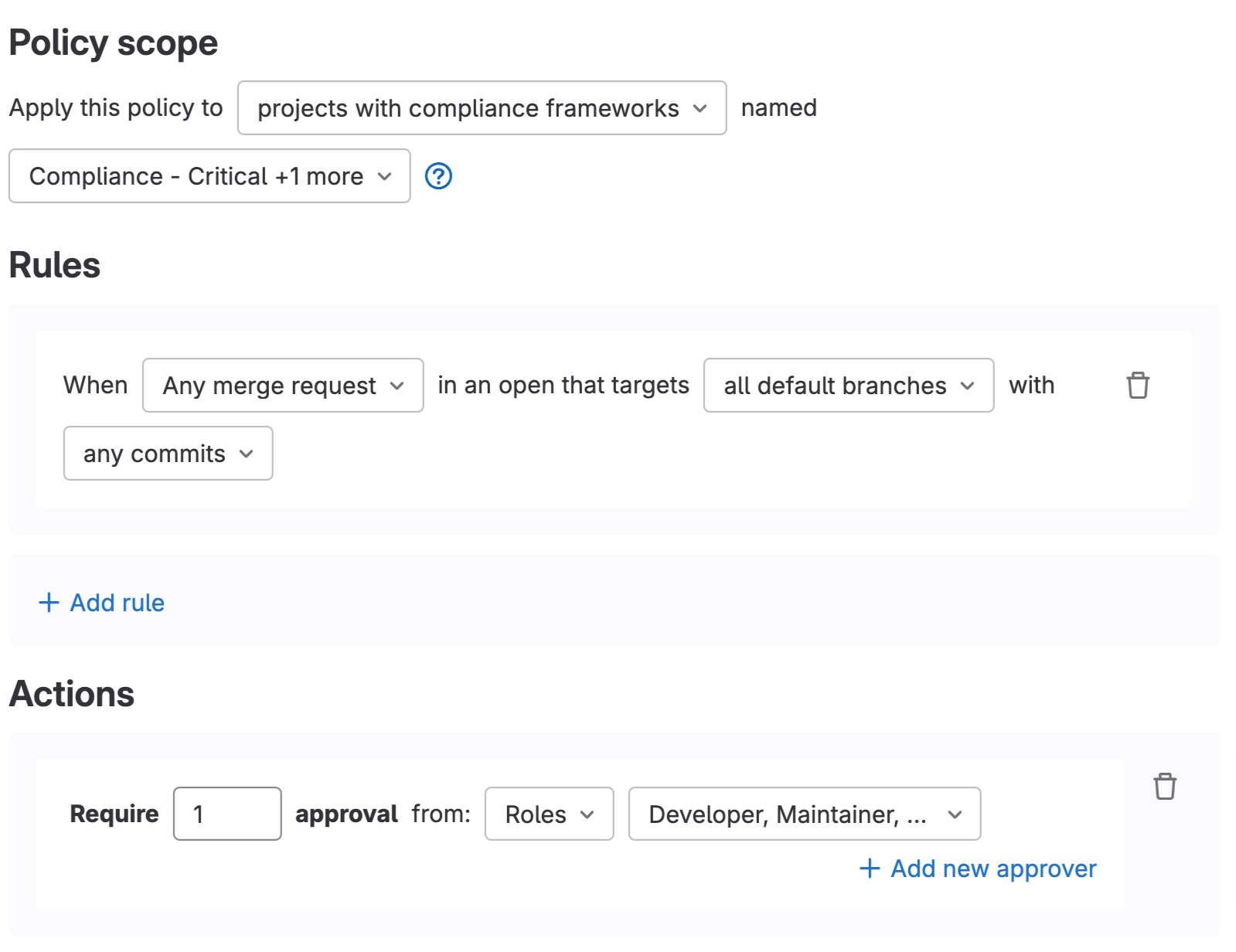 Security policy scopes